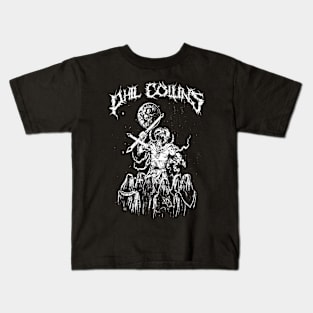 Phil Collins Black Metal Style Kids T-Shirt